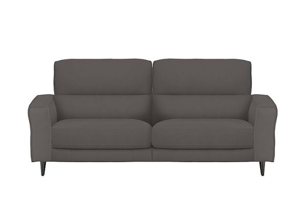 Axel 3 Seater BV Leather Power Recliner Sofa  BV Elephant | Bed Sava