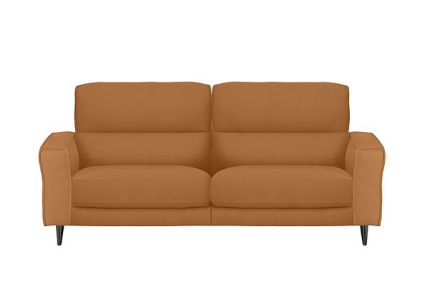 Axel 3 Seater BV Leather Power Recliner Sofa  BV Honey Yellow | Bed Sava