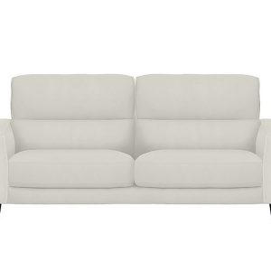 Axel 3 Seater BV Leather Sofa  Frost | Bed Sava