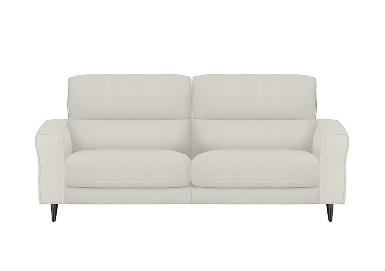 Axel 3 Seater BV Leather Power Recliner Sofa - Frost