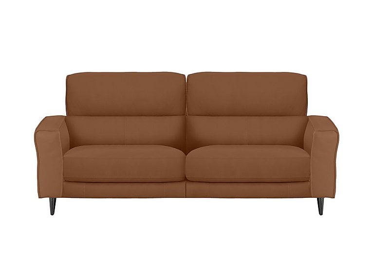 Axel 3 Seater HW Leather Power Recliner Sofa - Pecan Brown