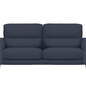 Axel 3 Seater HW Leather Sofa  Ocean Blue | Bed Sava
