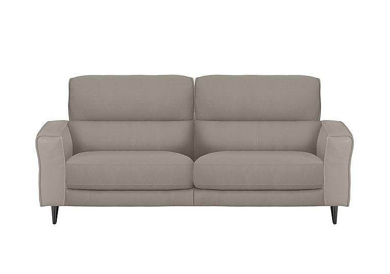 Axel 3 Seater HW Leather Power Recliner Sofa - Feather