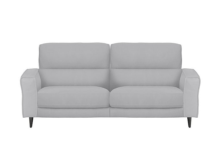 Axel 3 Seater NC Leather Power Recliner Sofa - Grey