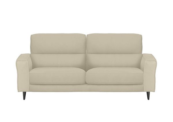 Axel 3 Seater NC Leather Sofa  NC Bisque | Bed Sava