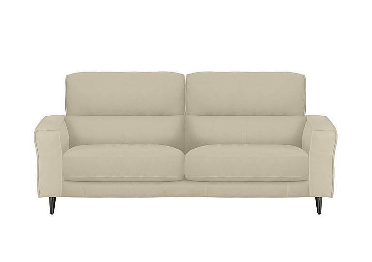 Axel 3 Seater NC Leather Sofa - NC Bisque
