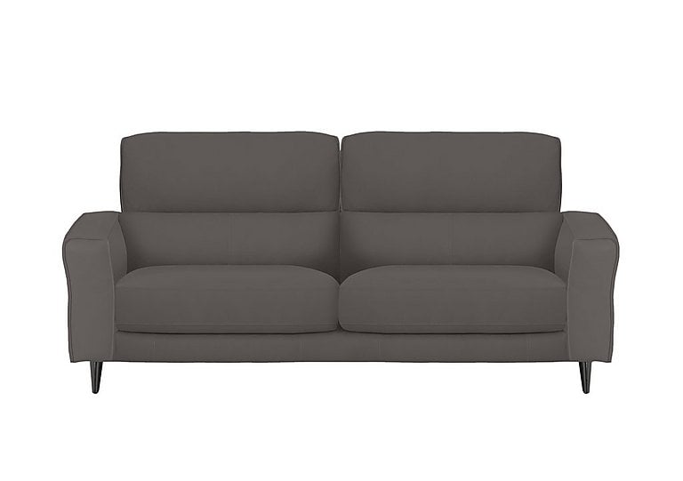Axel 3 Seater NC Leather Sofa - NC Elephant