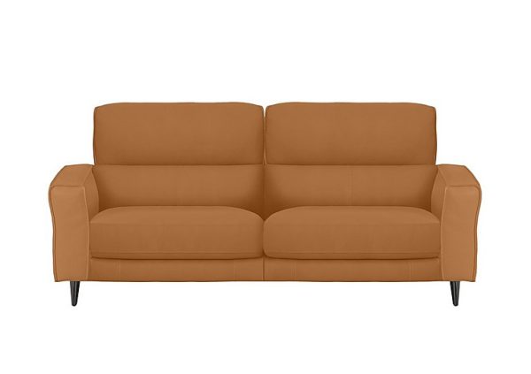 Axel 3 Seater NC Leather Power Recliner Sofa  NC Honey Yellow | Bed Sava