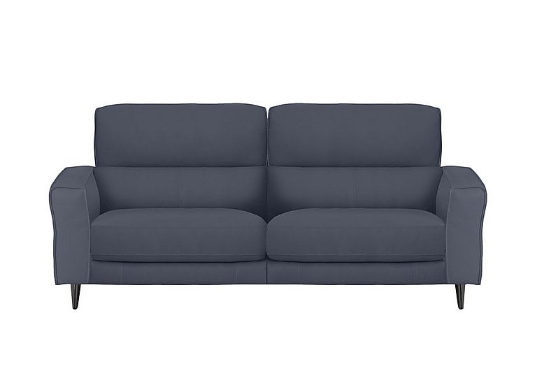 Axel 3 Seater NC Leather Power Recliner Sofa - NC Ocean Blue
