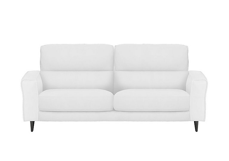Axel 3 Seater NC Leather Sofa - NC Star White