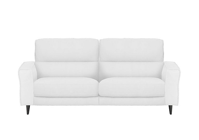 Axel 3 Seater NC Leather Power Recliner Sofa - NC Star White