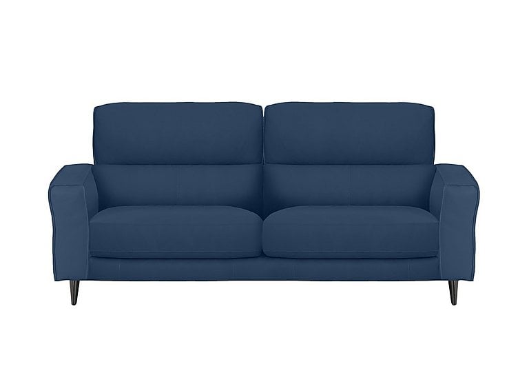 Axel 3 Seater NC Leather Sofa - Carribean Sea