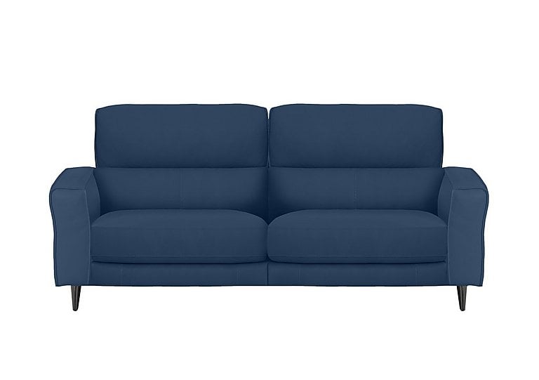Axel 3 Seater NC Leather Power Recliner Sofa - Carribean Sea