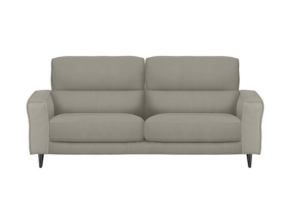 Axel 3 Seater NC Leather Sofa  Feather | Bed Sava