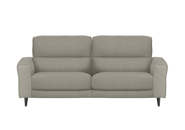 Axel 3 Seater NC Leather Power Recliner Sofa  Feather | Bed Sava