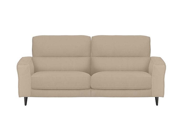Axel 3 Seater NC Leather Power Recliner Sofa - NC Pebble