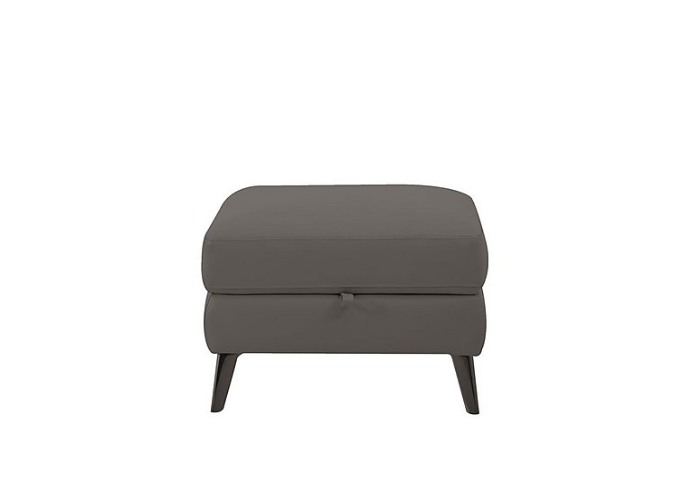 Axel NC Leather Storage Footstool - NC Elephant