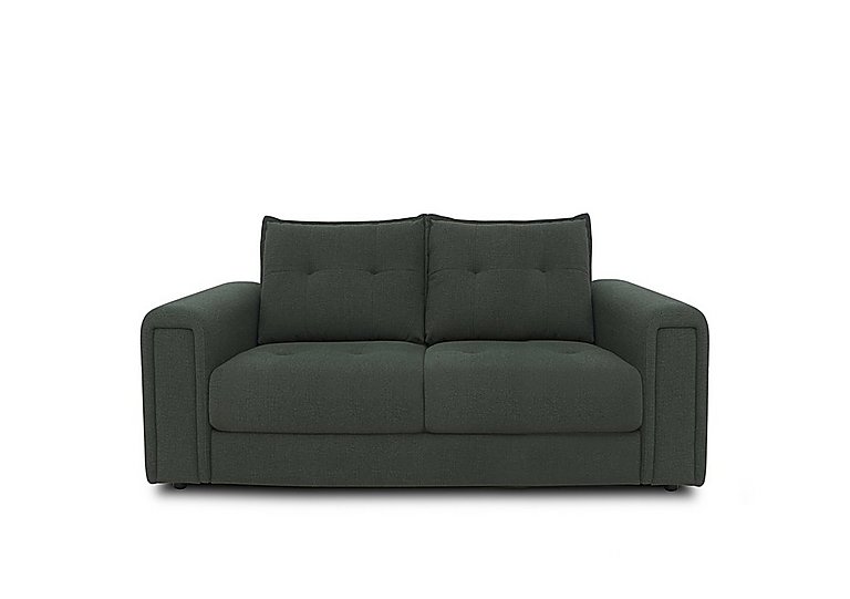 Boutique Goliath 2 Seater Fabric Sofa with Storage Drawers - Moss Green