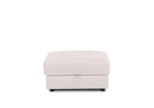 Boutique Goliath Leather Storage Footstool  Cotton | Bed Sava