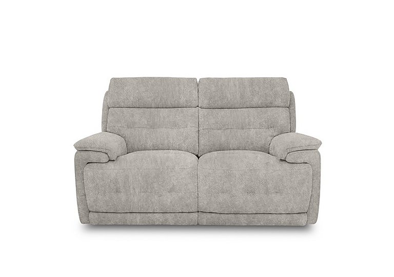Brescia Fabric 2 Seater Sofa with Power Recliner - Grey