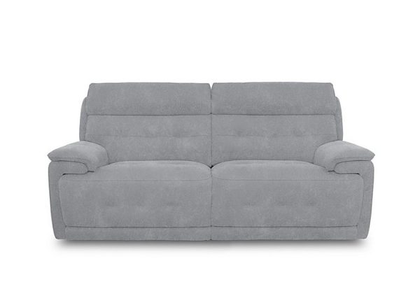 Brescia Fabric 3 Seater Sofa  Bluish Grey | Bed Sava