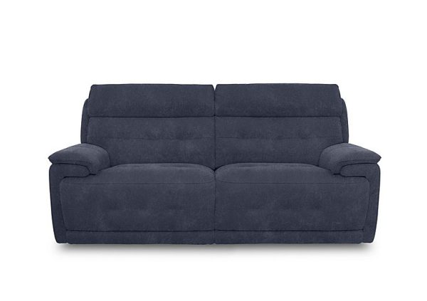 Brescia Fabric 3 Seater Sofa  R23 Blue | Bed Sava