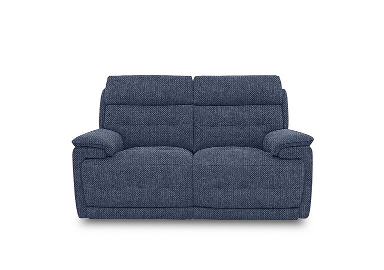 Brescia Fabric 2 Seater Sofa - R38 Blue