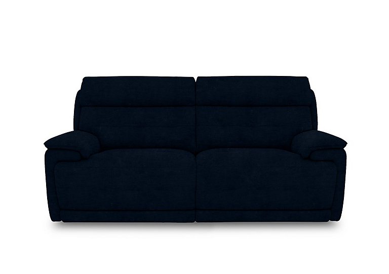 Brescia Fabric 3 Seater Sofa - R304 Navy Blue