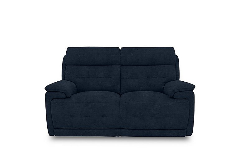 Brescia Fabric 2 Seater Sofa - Silverish Blue