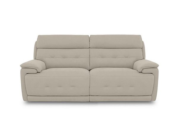 Brescia Fabric 3 Seater Sofa  R32 Light Khaki | Bed Sava