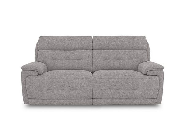 Brescia Fabric 3 Seater Sofa  R27 Pewter | Bed Sava