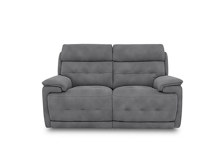 Brescia Fabric 2 Seater Sofa with Power Recliner - Dove