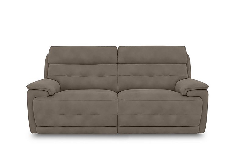 Brescia Fabric 3 Seater Sofa  Khaki | Bed Sava