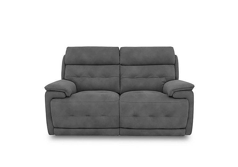 Brescia Fabric 2 Seater Sofa with Power Recliner - Elephant