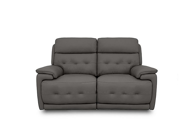 Brescia BV Leather 2 Seater Power Recliner Sofa with Power Headrests - BV Elephant
