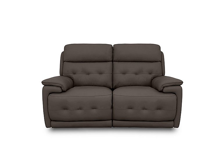 Brescia Leather 2 Seater Power Recliner Sofa with Power Headrests - Cacao
