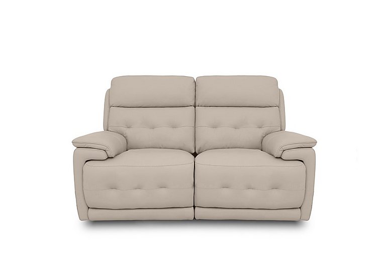 Brescia BV Leather 2 Seater Sofa with Power Recliner - Dapple Grey