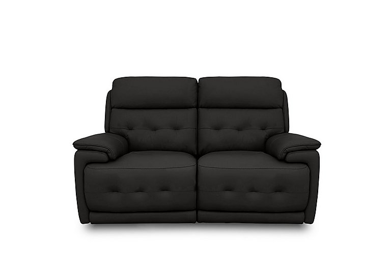 Brescia Leather 2 Seater Sofa with Power Recliner - Shale Grey