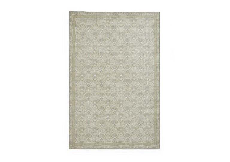 Catherine Lansfield - Deco Peacock Washable Rug - 122cm-x-170cm - Green