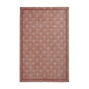 Catherine Lansfield  Deco Peacock Washable Rug  122cm x 170cm  Terra | Bed Sava