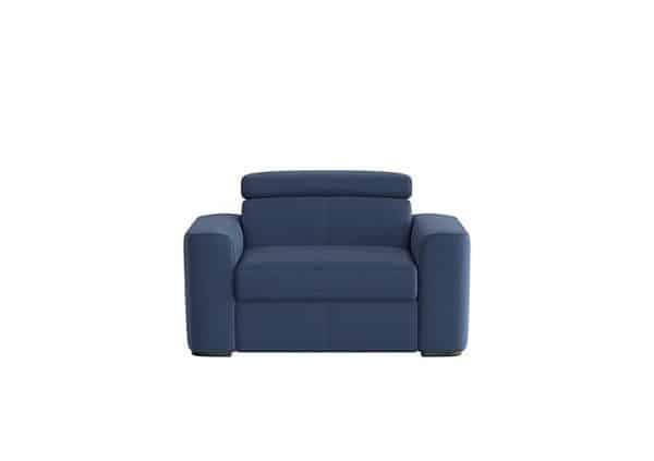 Infinity Large Fabric Armchair  Blue | Bed Sava