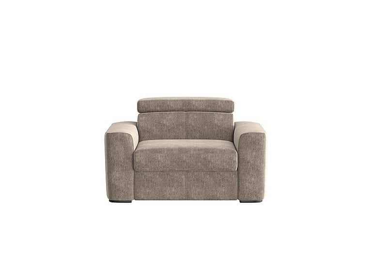 Infinity Large Fabric Armchair - Mink