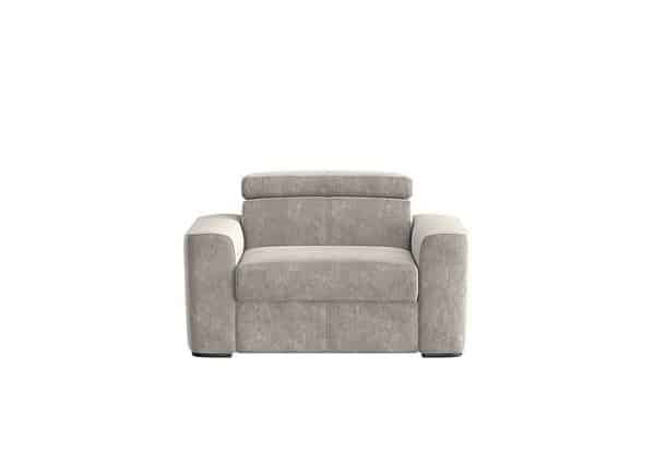Infinity Large Fabric Armchair  Grey | Bed Sava