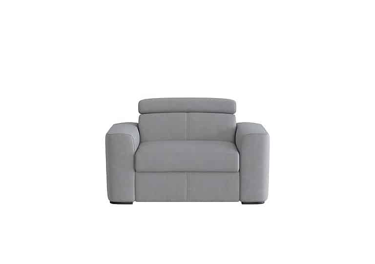 Infinity Large Fabric Armchair - Bluish Grey