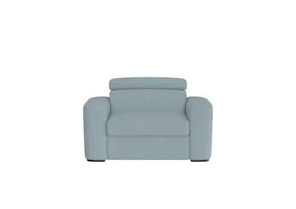 Infinity Large Fabric Armchair  Baby Blue | Bed Sava