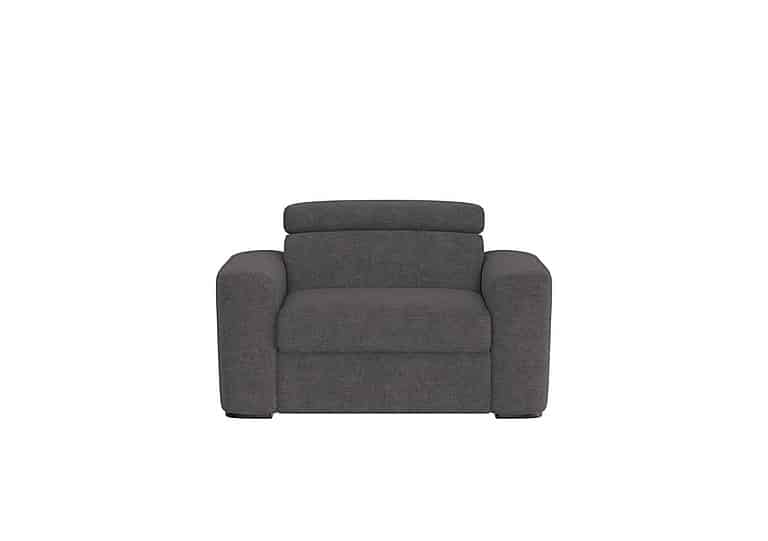 Infinity Large Fabric Armchair - Iron Grey