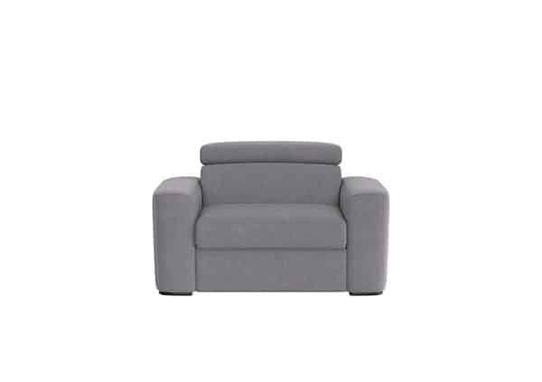 Infinity Large Fabric Armchair  R27 Pewter | Bed Sava