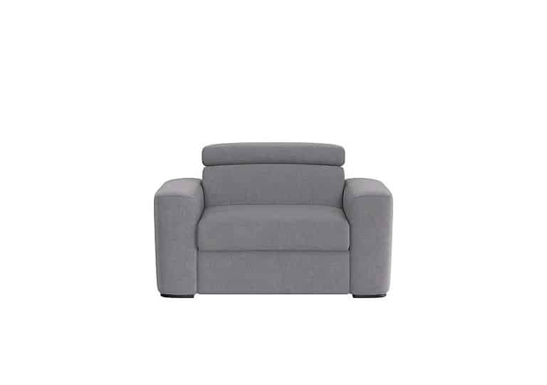 Infinity Large Fabric Armchair - R27 Pewter
