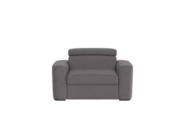 Infinity Large Fabric Armchair  Charcoal Gray | Bed Sava