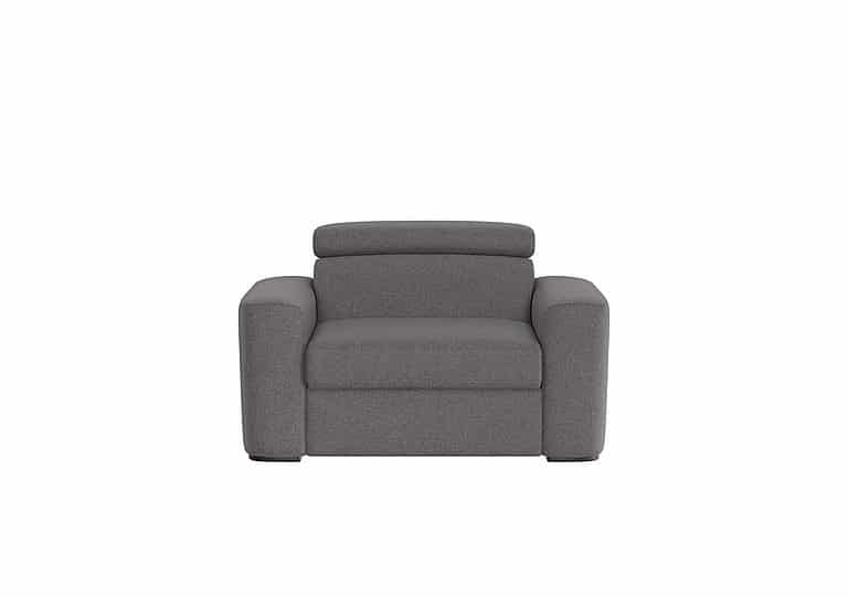Infinity Large Fabric Armchair - Charcoal Gray